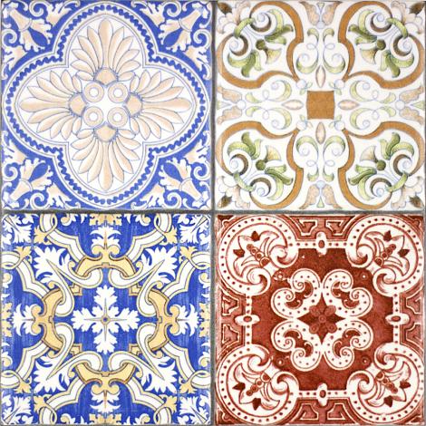 Portugese Wandtegel Aragon Colors Decor Mat